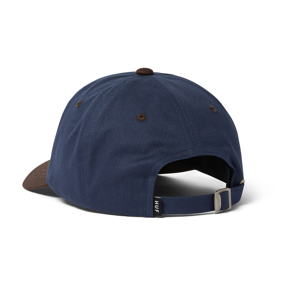 HUF STRETCH LOGO 6 PANEL NAVY