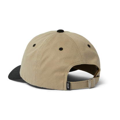 HUF STRETCH LOGO 6 PANEL KHAKI