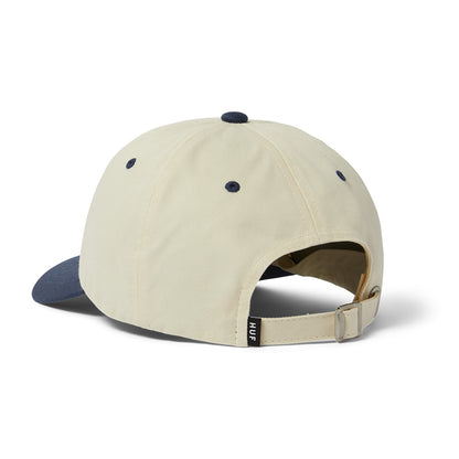 HUF STRETCH LOGO 6 PANEL CREAM