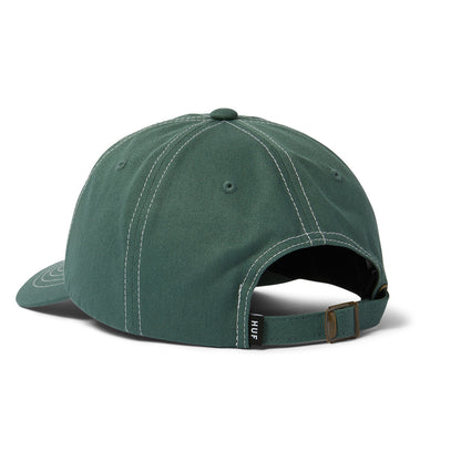 HUF ARCH LOGO 6 PANEL HAT  DARK GREEN
