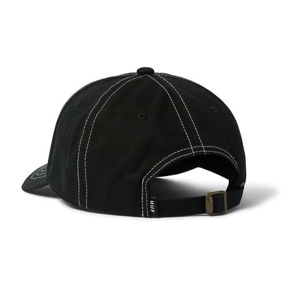 HUF ARCH LOGO 6 PANEL HAT BLACK