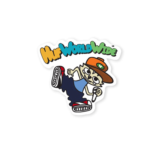 HUF CHOP KICK BLOCK STICKER