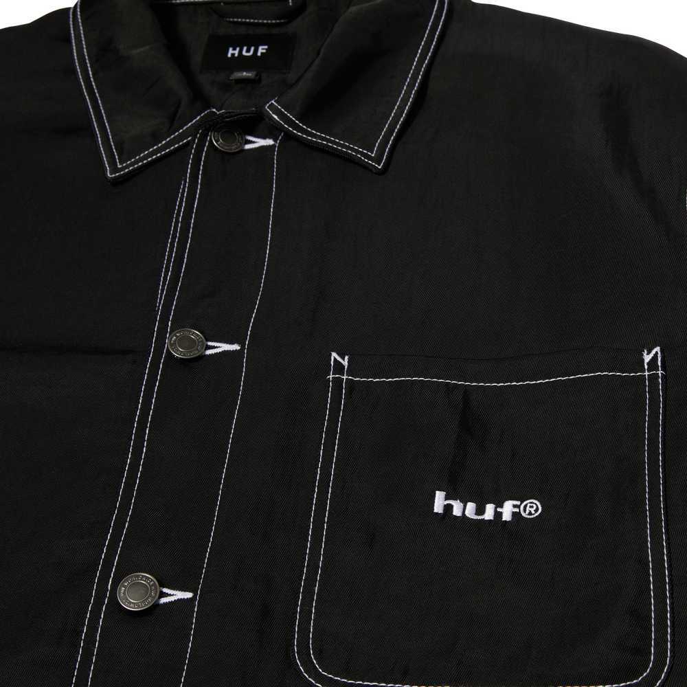 HUF CONTRAST NYLON CHORE JACKET BLACK