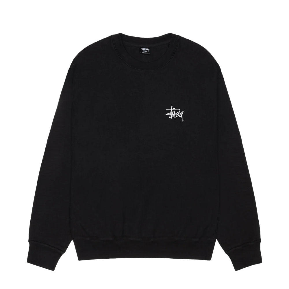 Basic Stussy Crew Black
