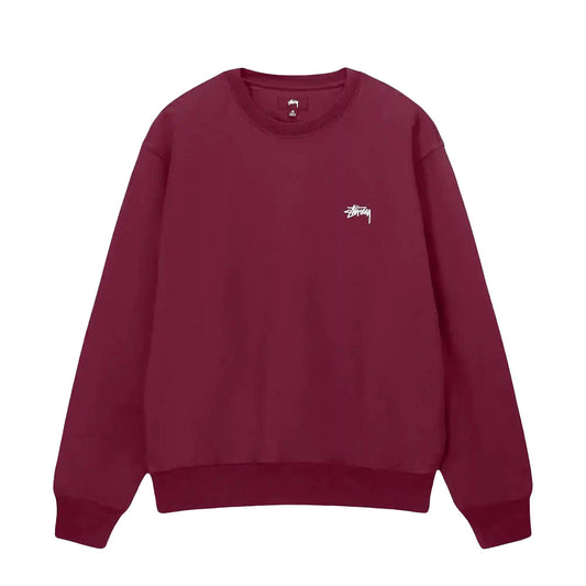 Stock Logo Crew Burgundy