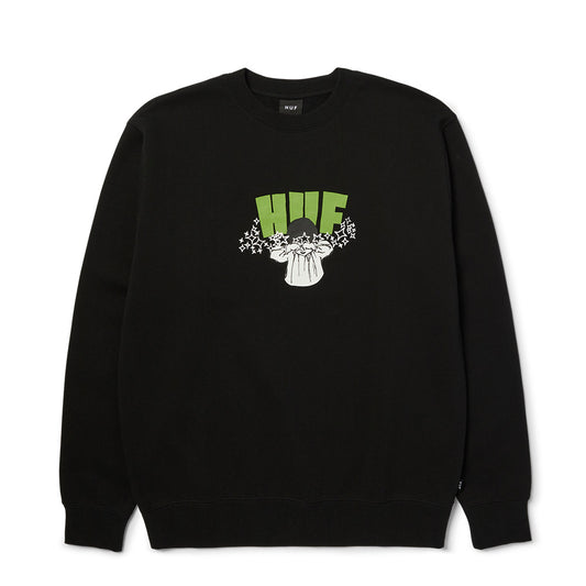 HUF DAZED CREWNECK BLACK