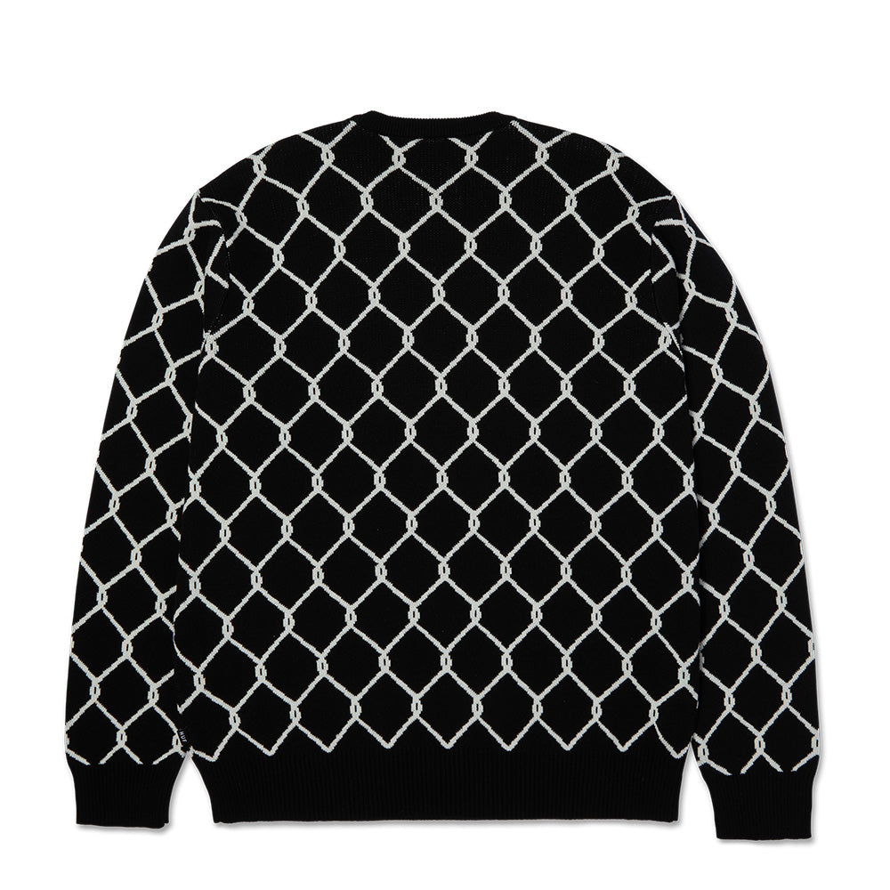 HUF BREAKTHROUGH SWEATER BLACK