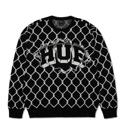 HUF BREAKTHROUGH SWEATER BLACK