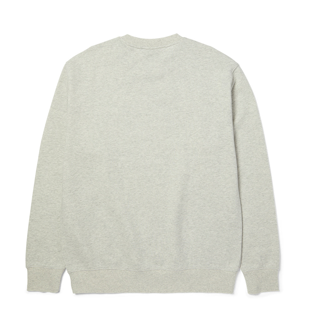 HUF ARCH APPLIQUE CREWNECK GREY
