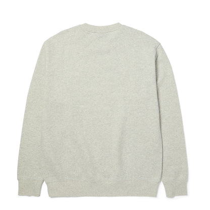 HUF ARCH APPLIQUE CREWNECK GREY