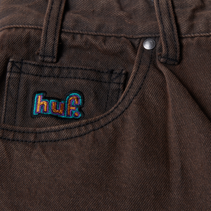 HUF CROMER WASHED PANT BROWN