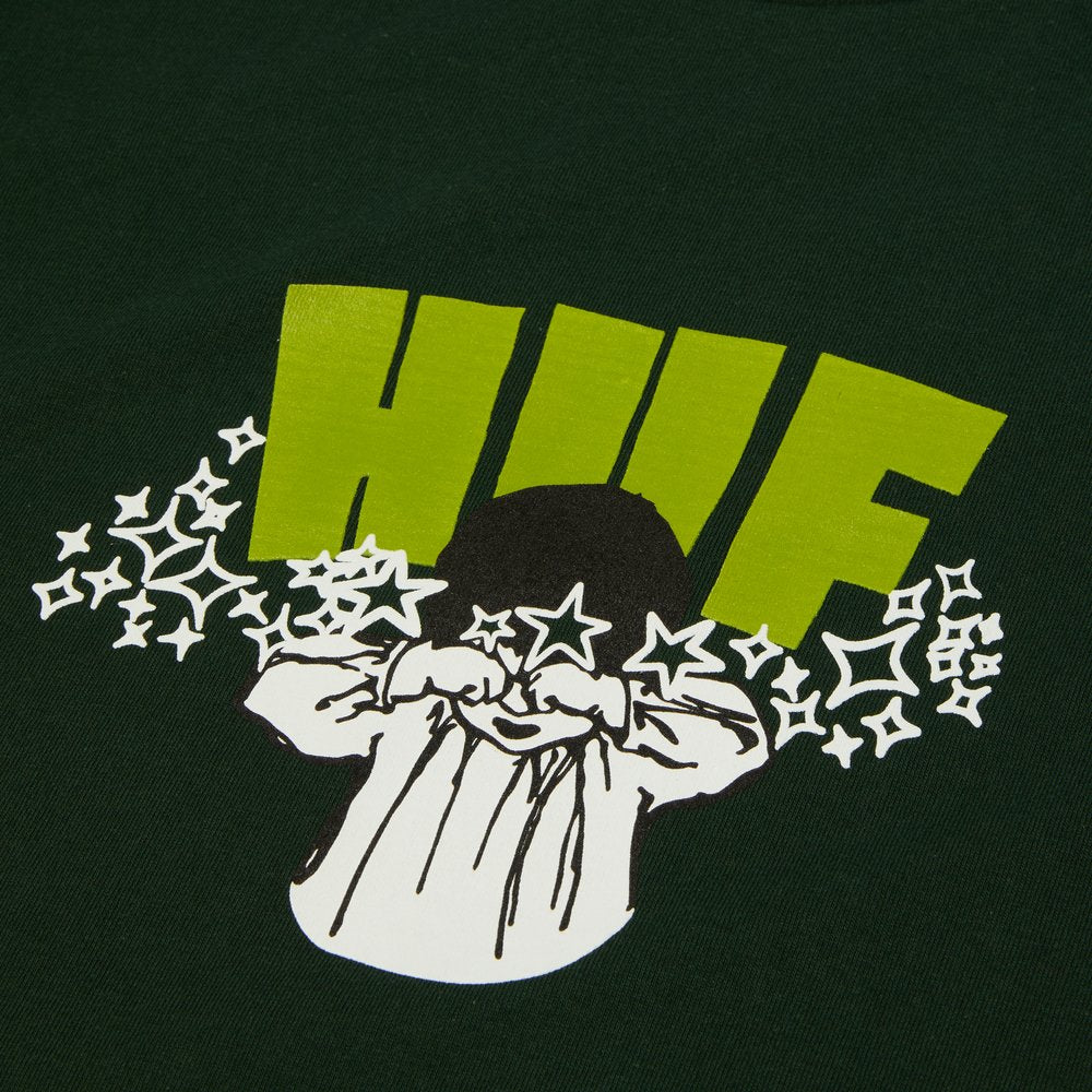 HUF DAZED TEE DARK GREEN