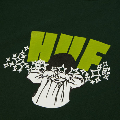 HUF DAZED TEE DARK GREEN