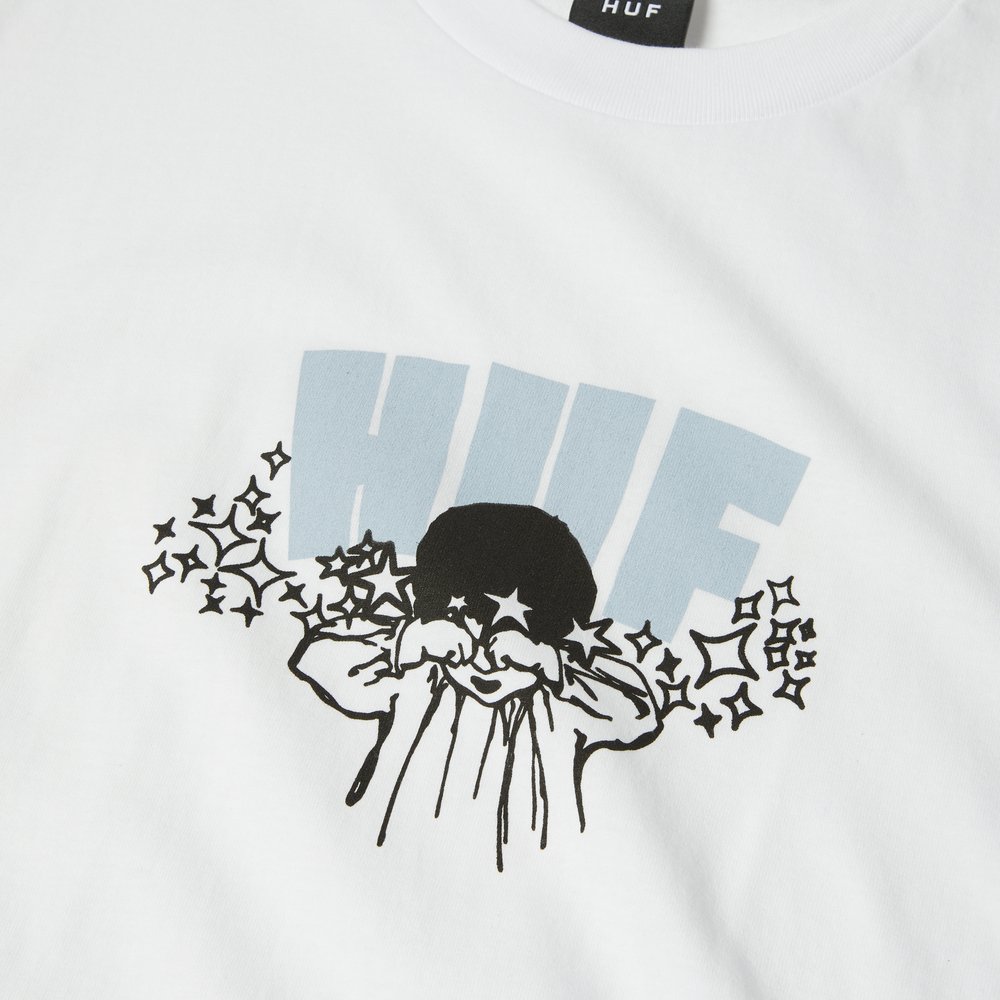 HUF DAZED TEE WHITE
