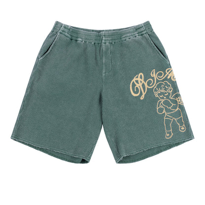 DIME FIGHTER WAFFLE SHORTS LIGHT BLUE