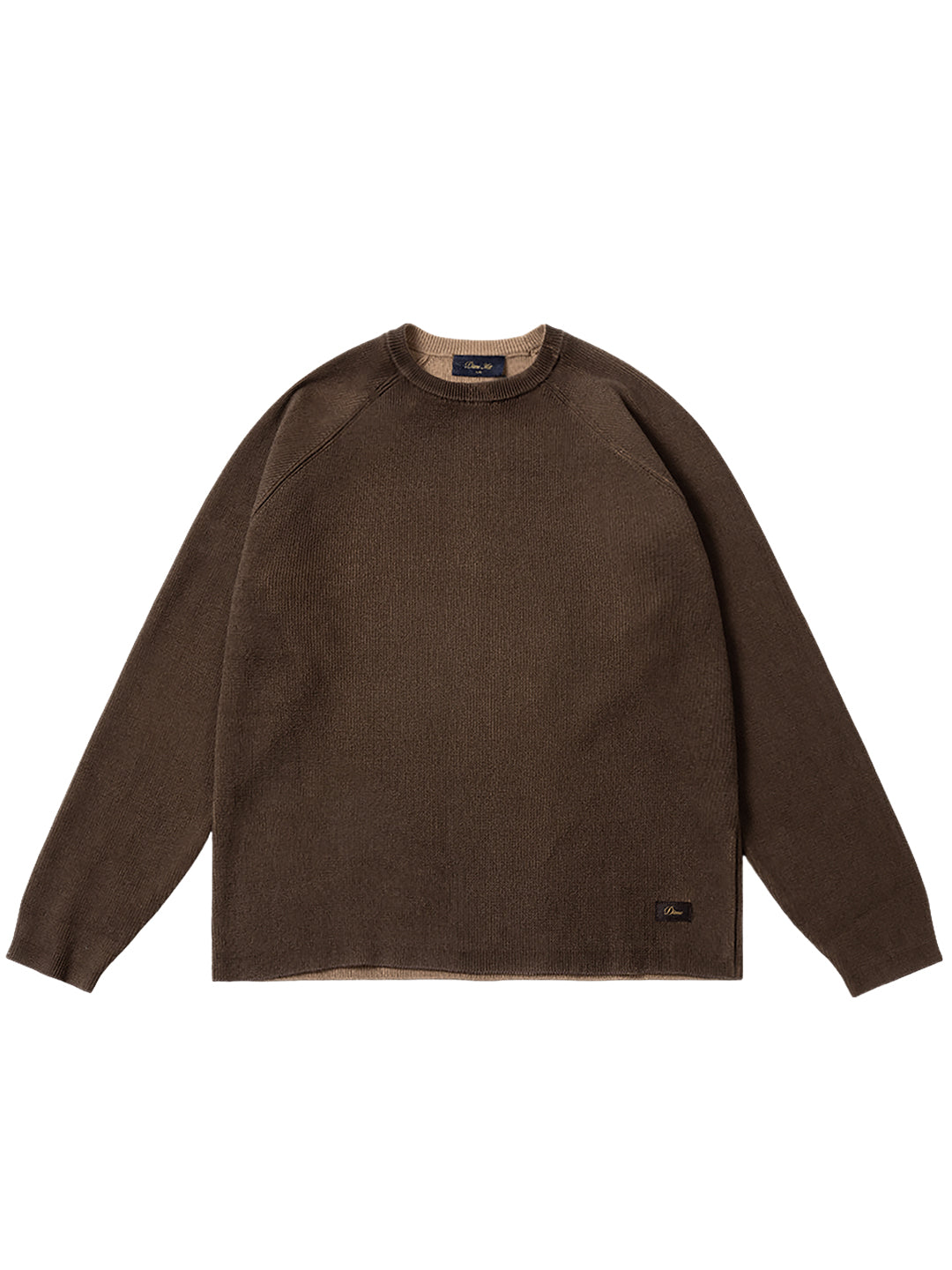 Printed Rib Sweater Brown