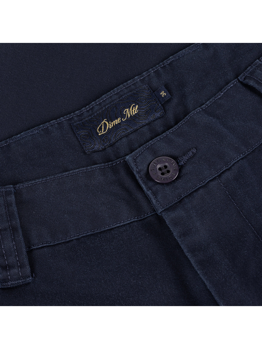 Baggy Chino Shorts Navy Blue