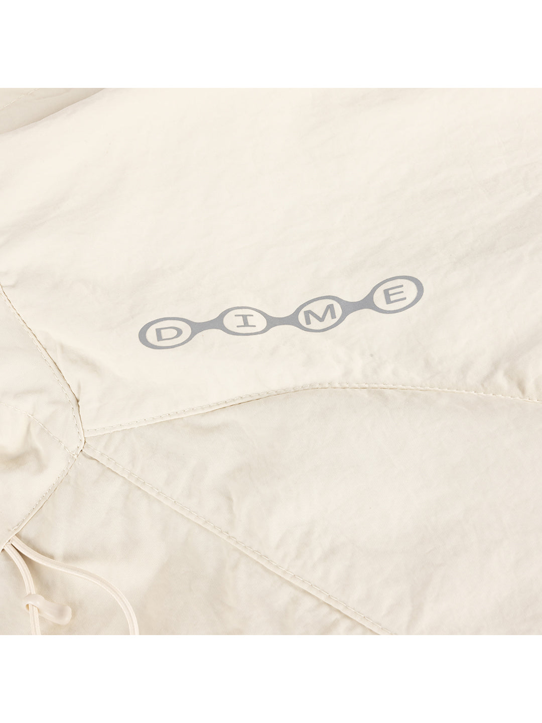 Crinkled Tech Windbreaker Cream
