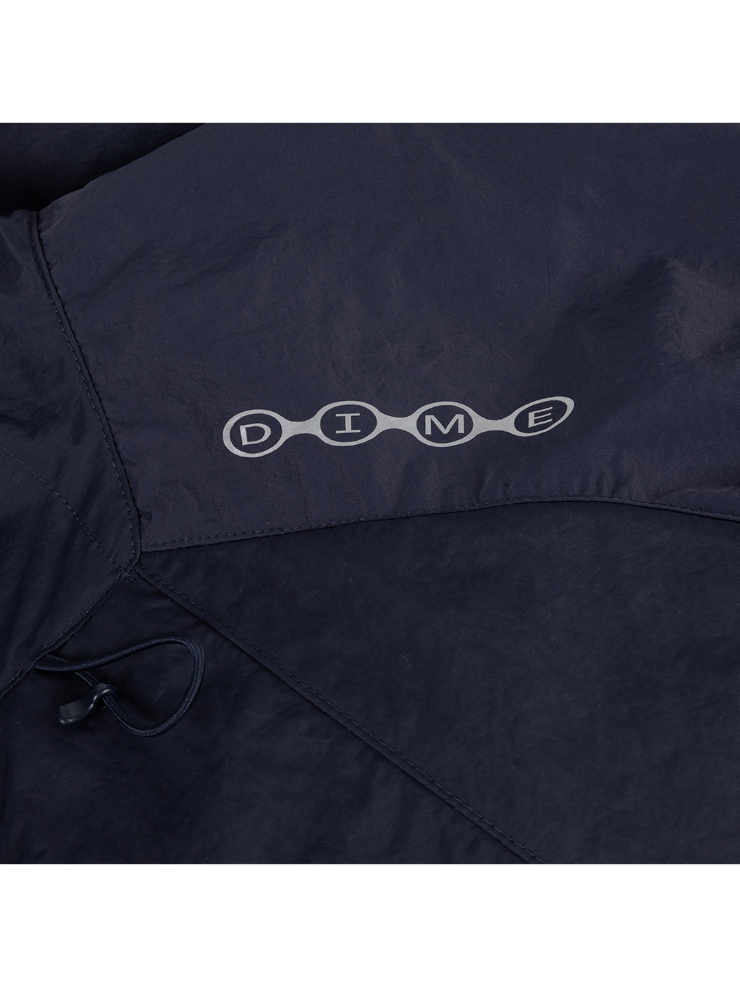 Crinkled Tech Windbreaker Navy
