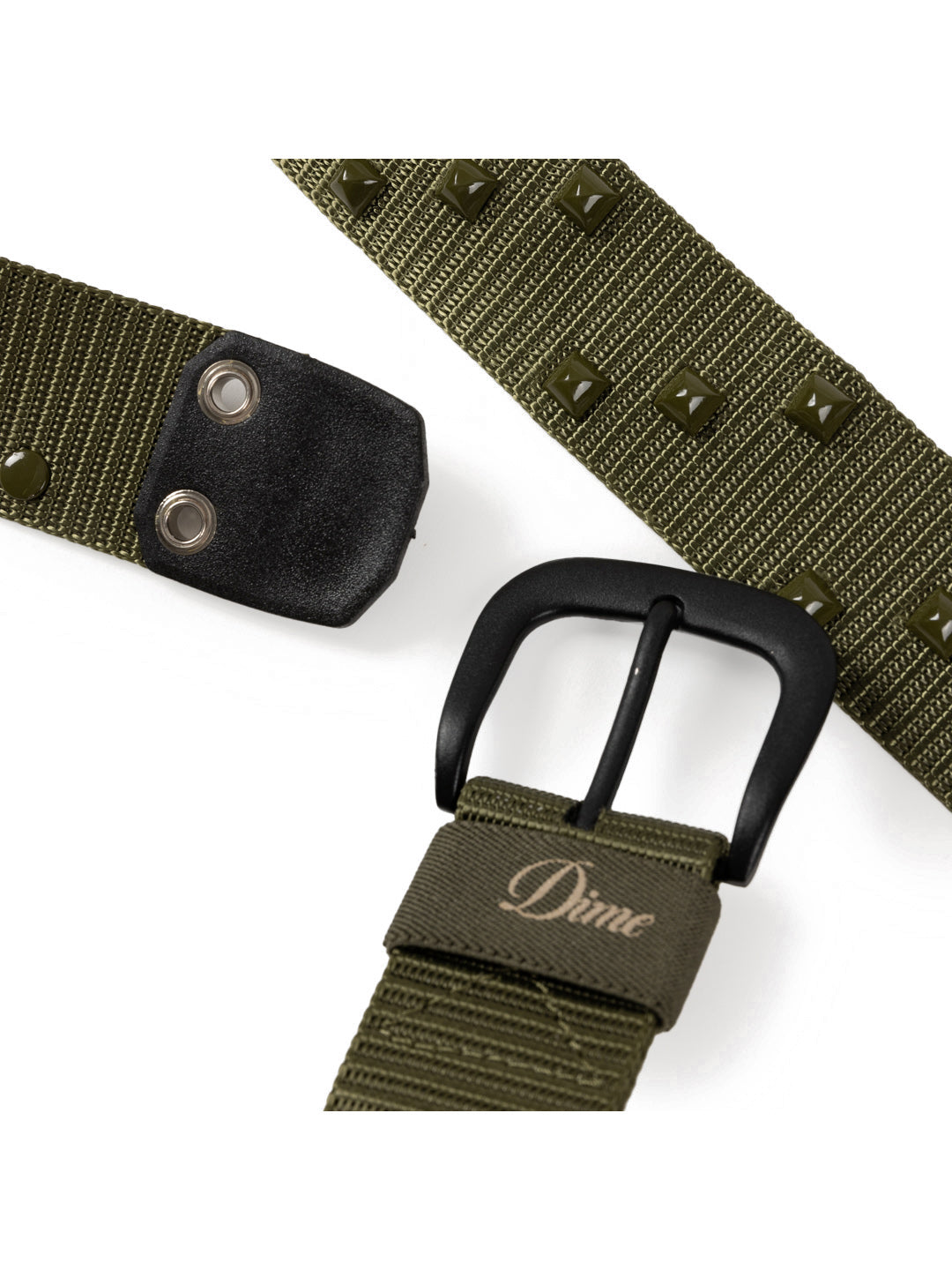 Studded Belt Olive