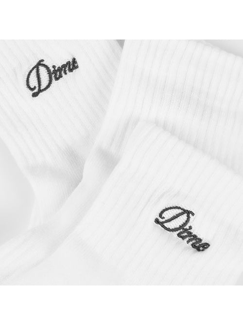 2 Pack Ankle Socks White