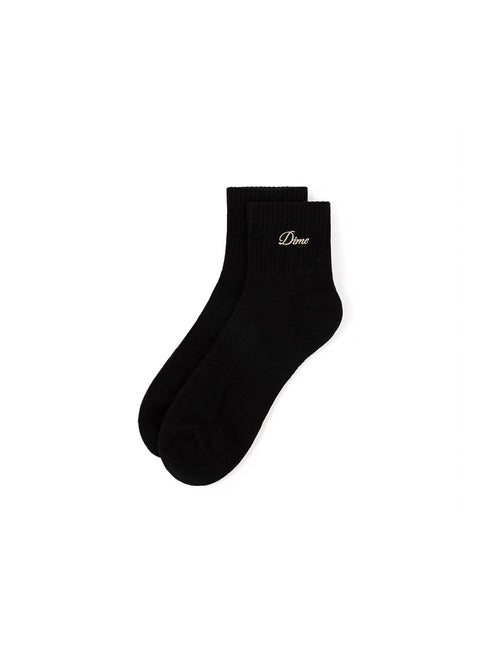 2 Pack Ankle Socks Black