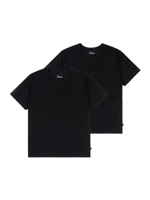 2 Pack Basics Tee Black