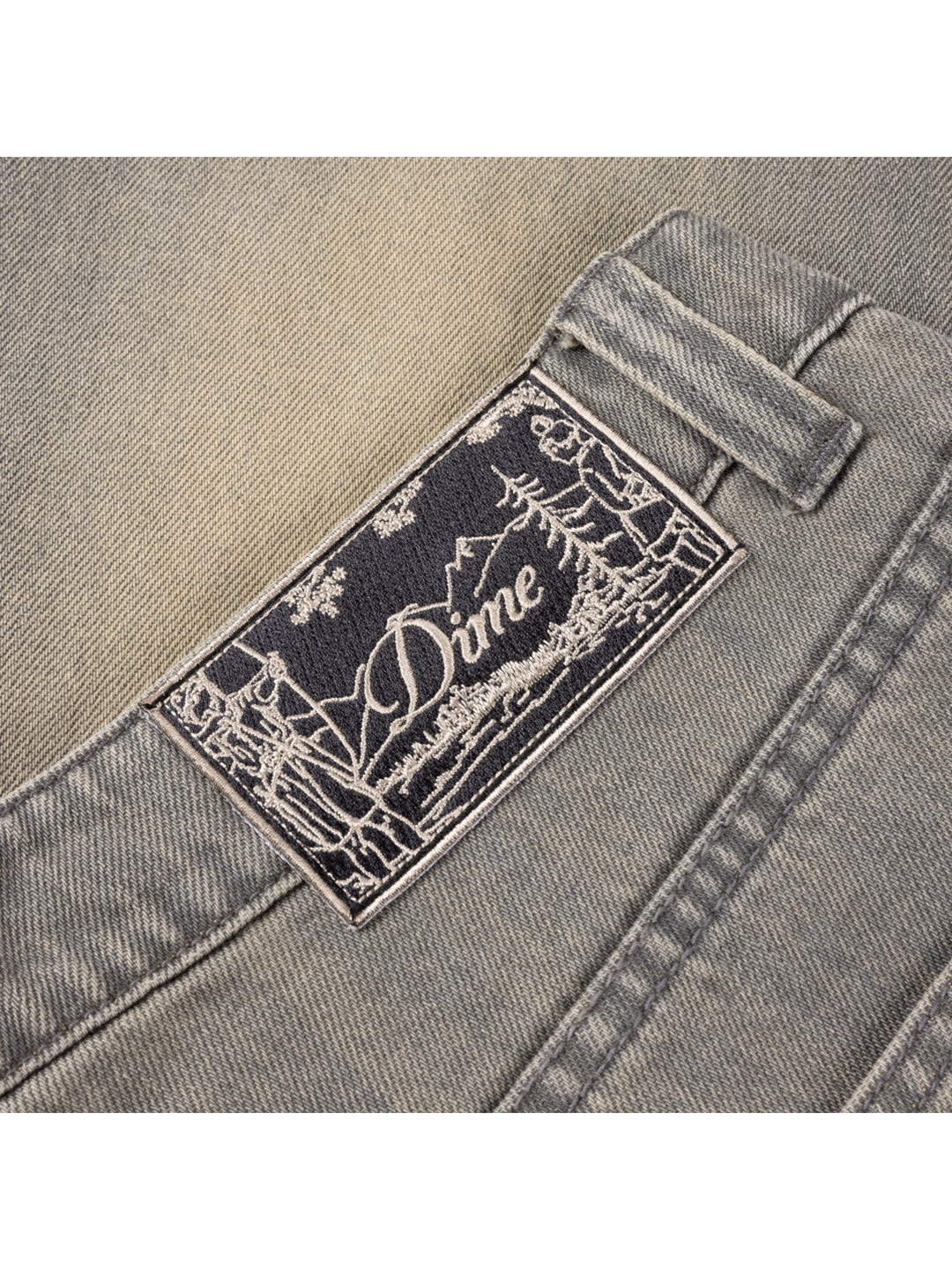 Baggy Denim Pants Grey