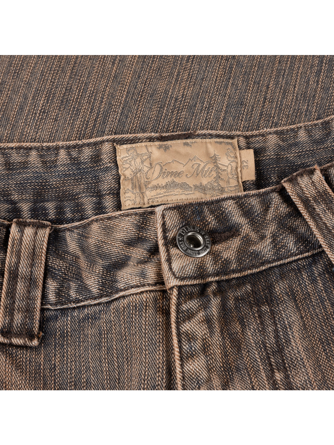 Classic Denim Shorts Brown