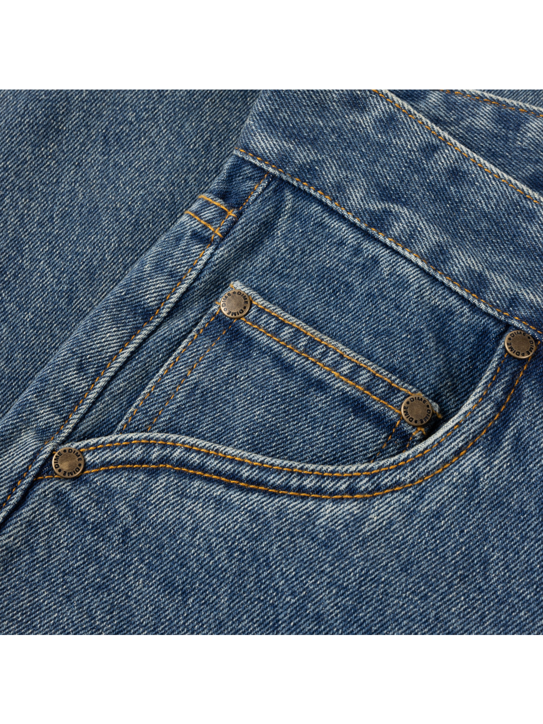 Straight Denim Pants Blue