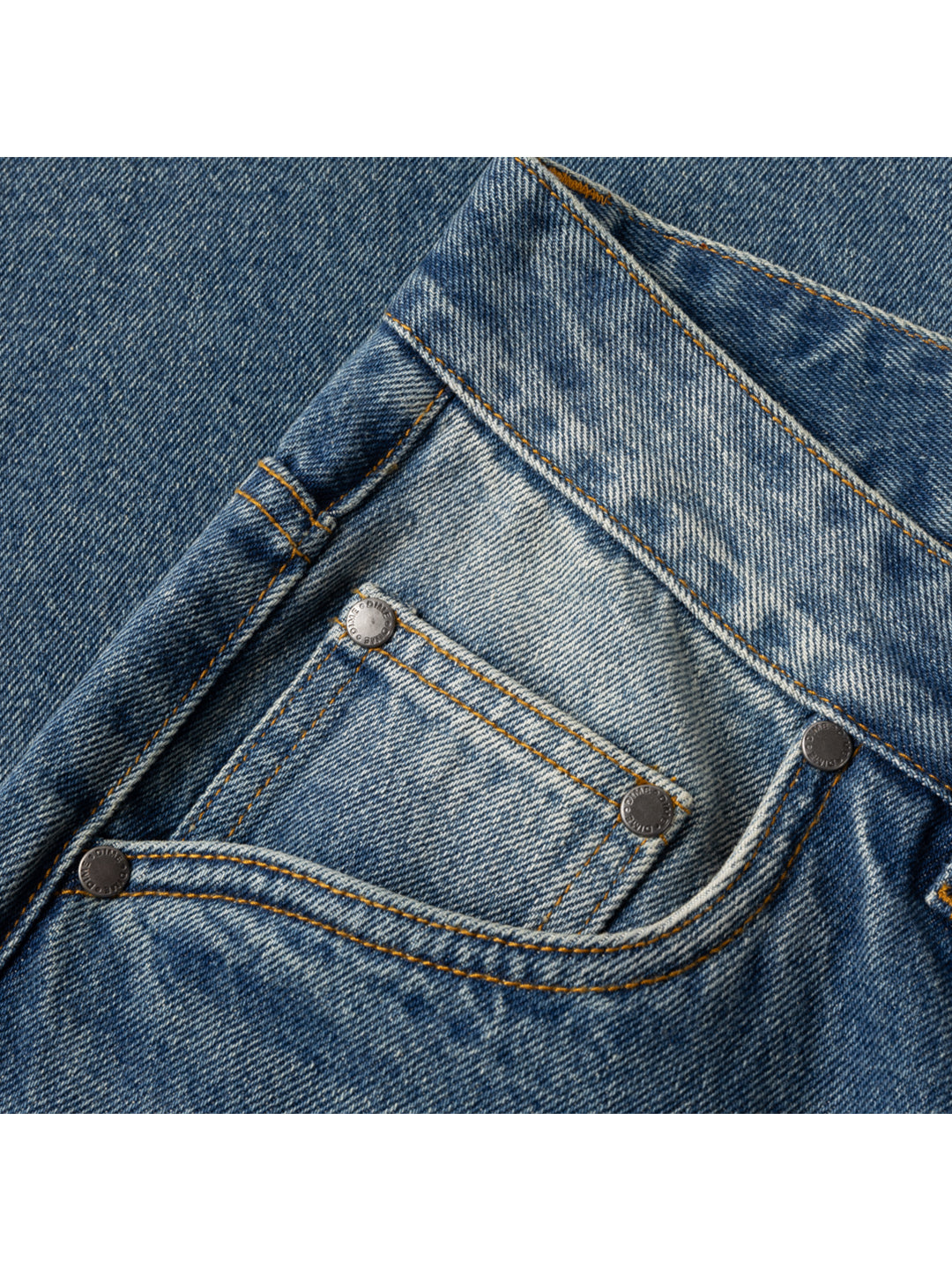Relaxed Denim Pants Blue