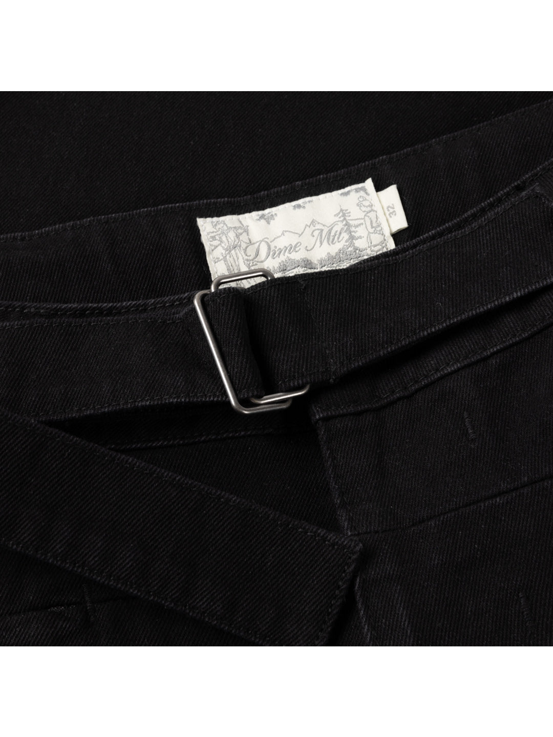 Tech Denim Shorts Black