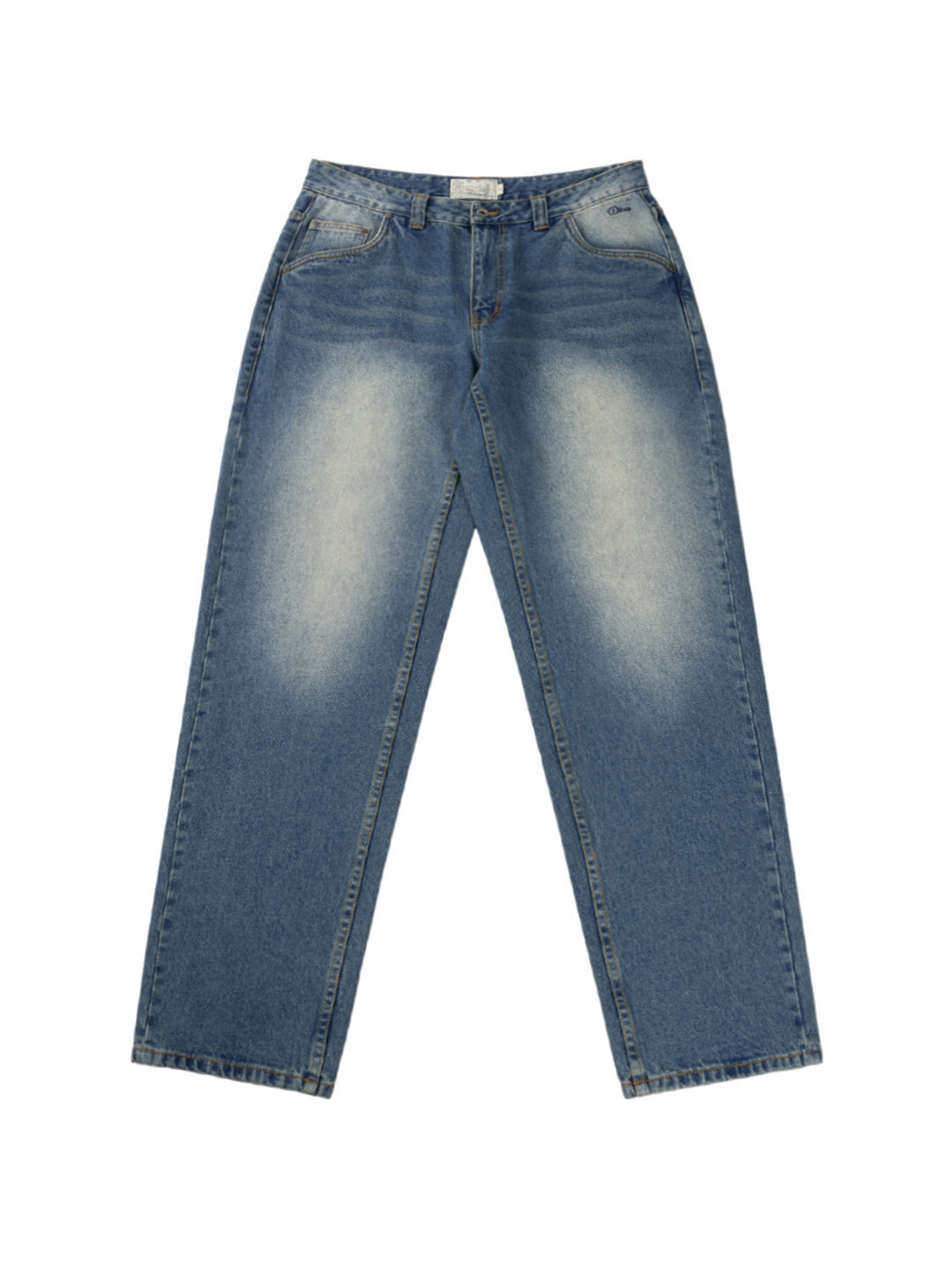 Relaxed Denim Pants Blue