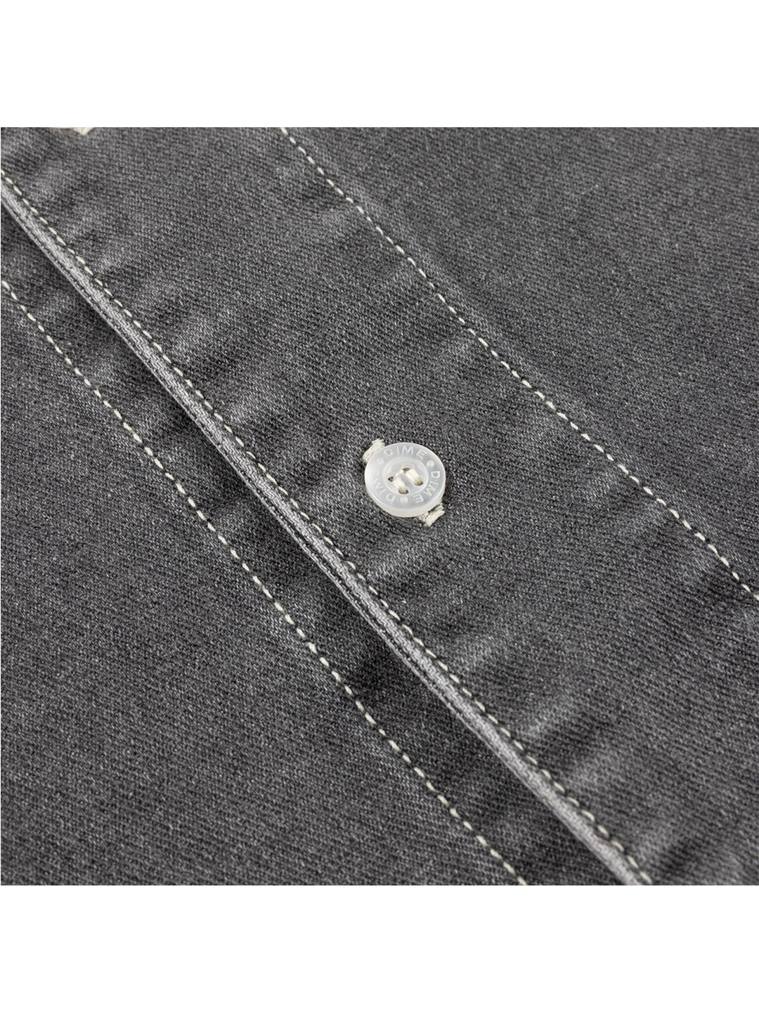 Stonewash Button-up Black