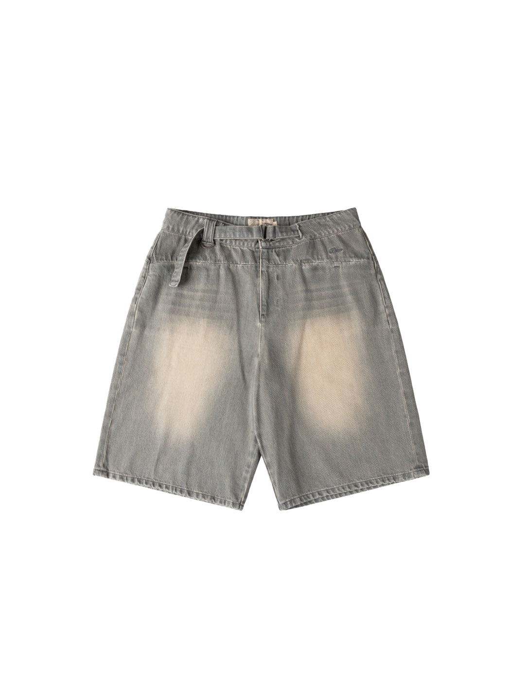 Tech Denim Shorts Grey