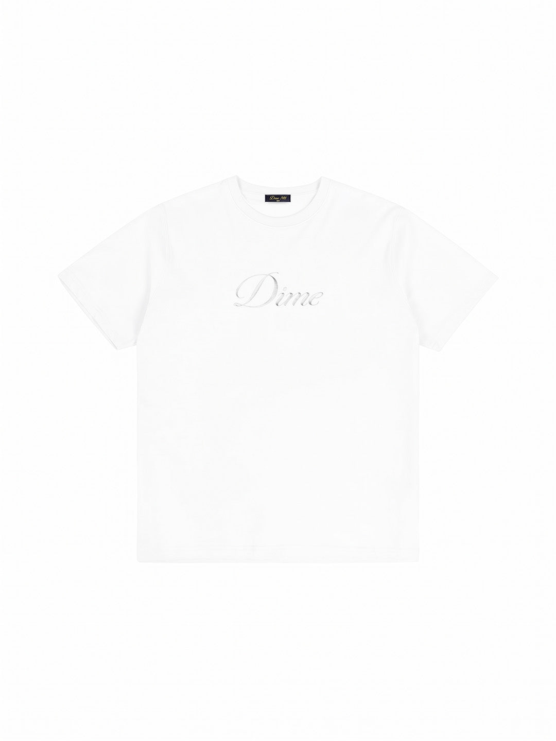 Cursive Tee White