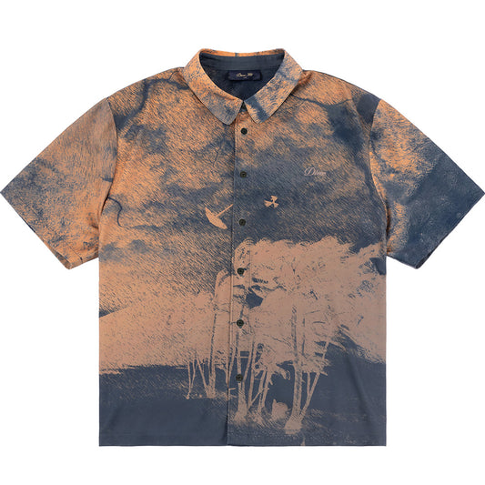 DIME DAY OFF BUTTON-UP ORANGE