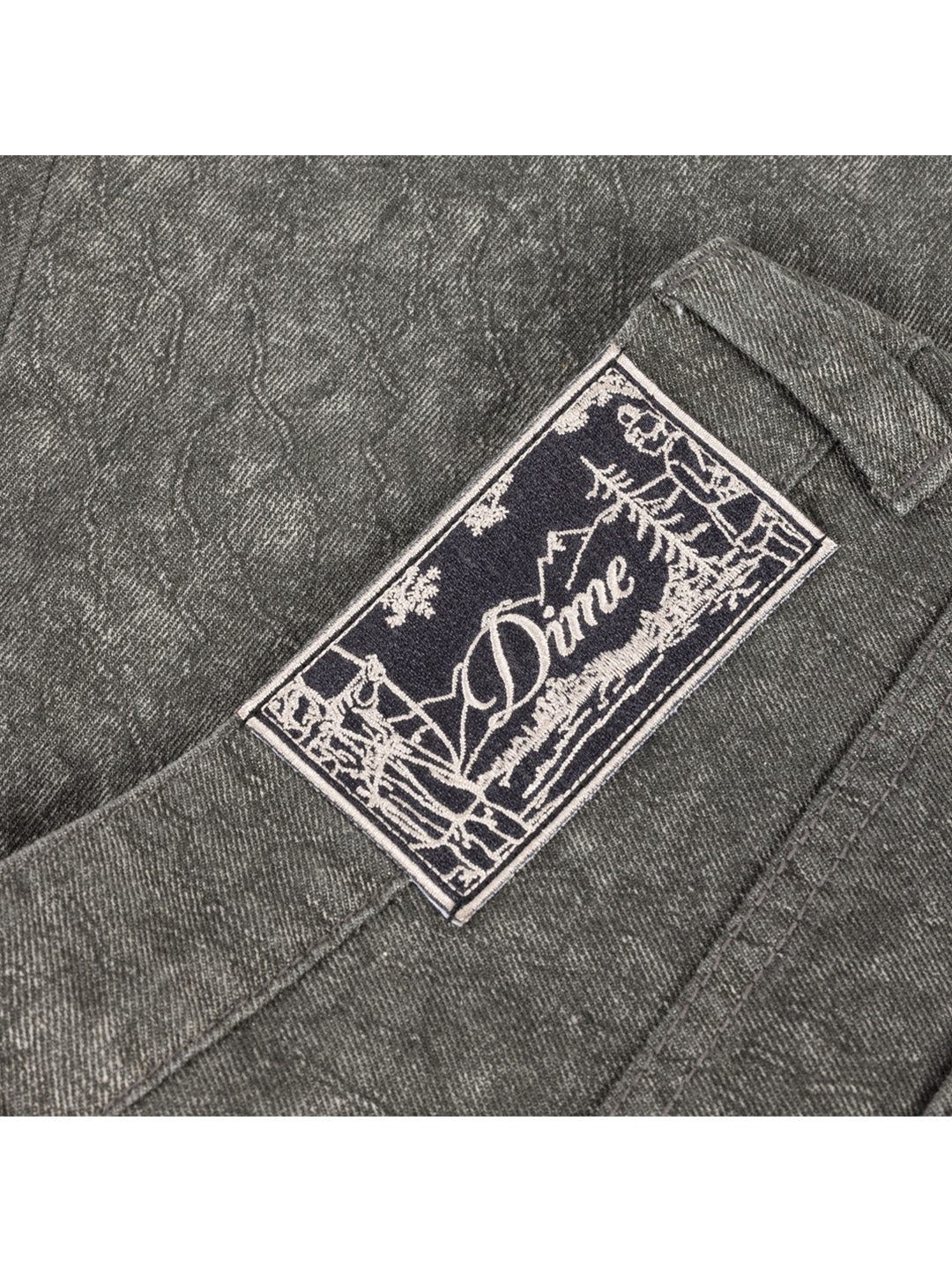 Baggy Denim Pants Grey