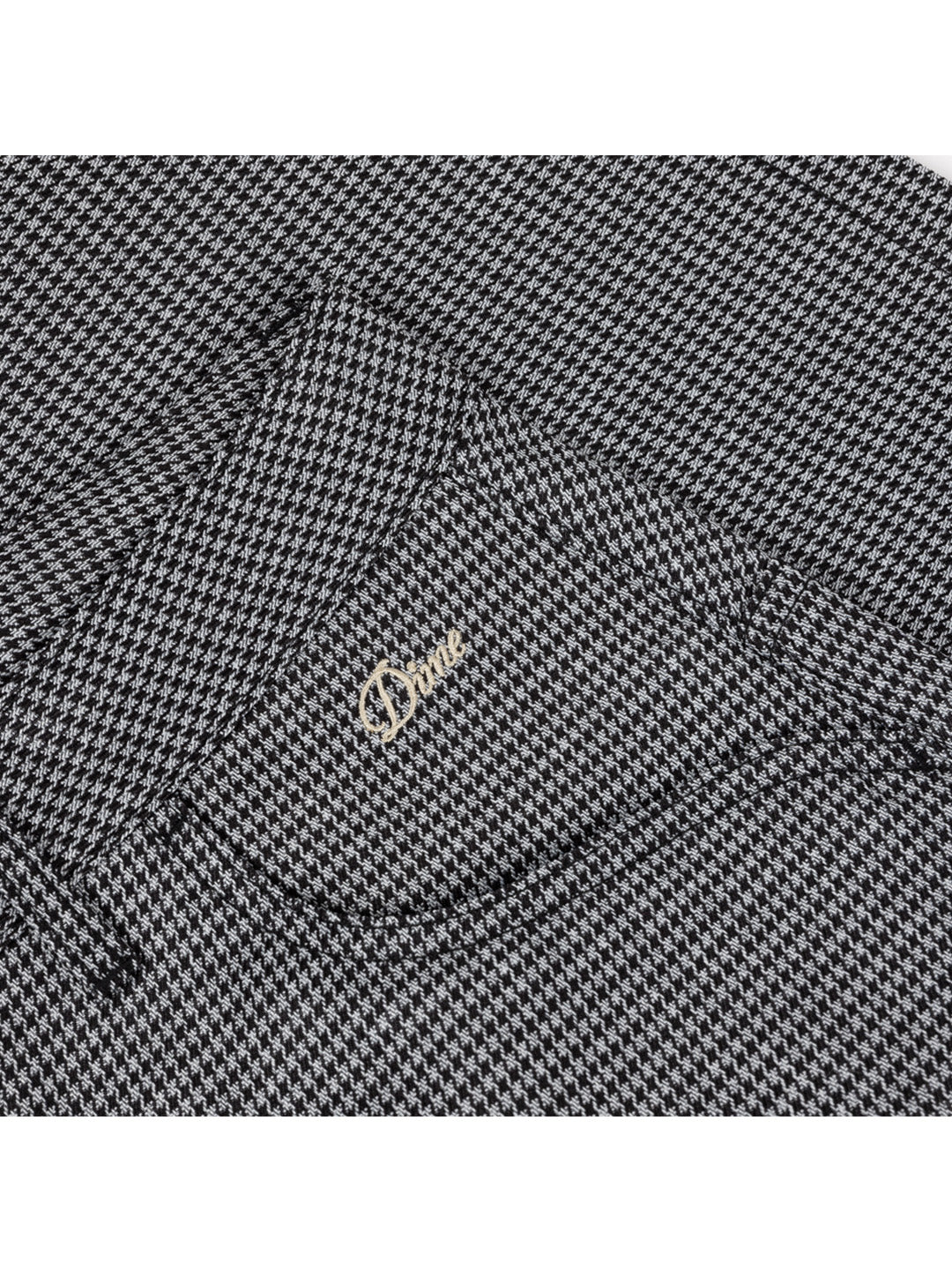 Baggy Houndstooth Shorts Grey
