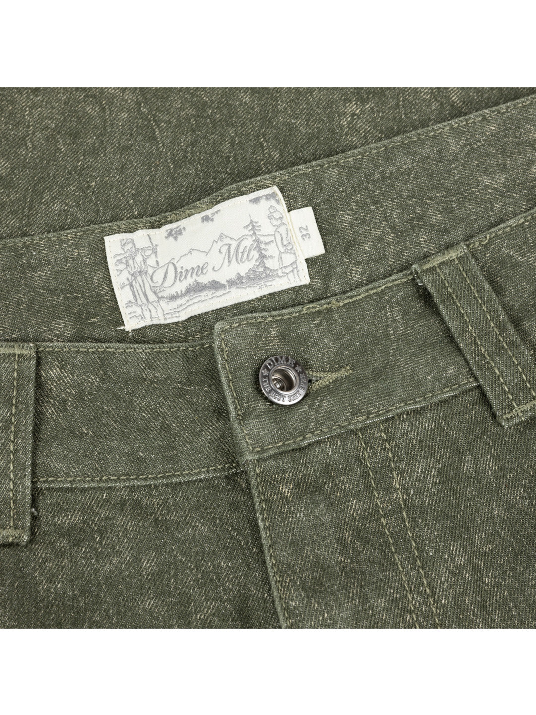 Classic Denim Shorts Green