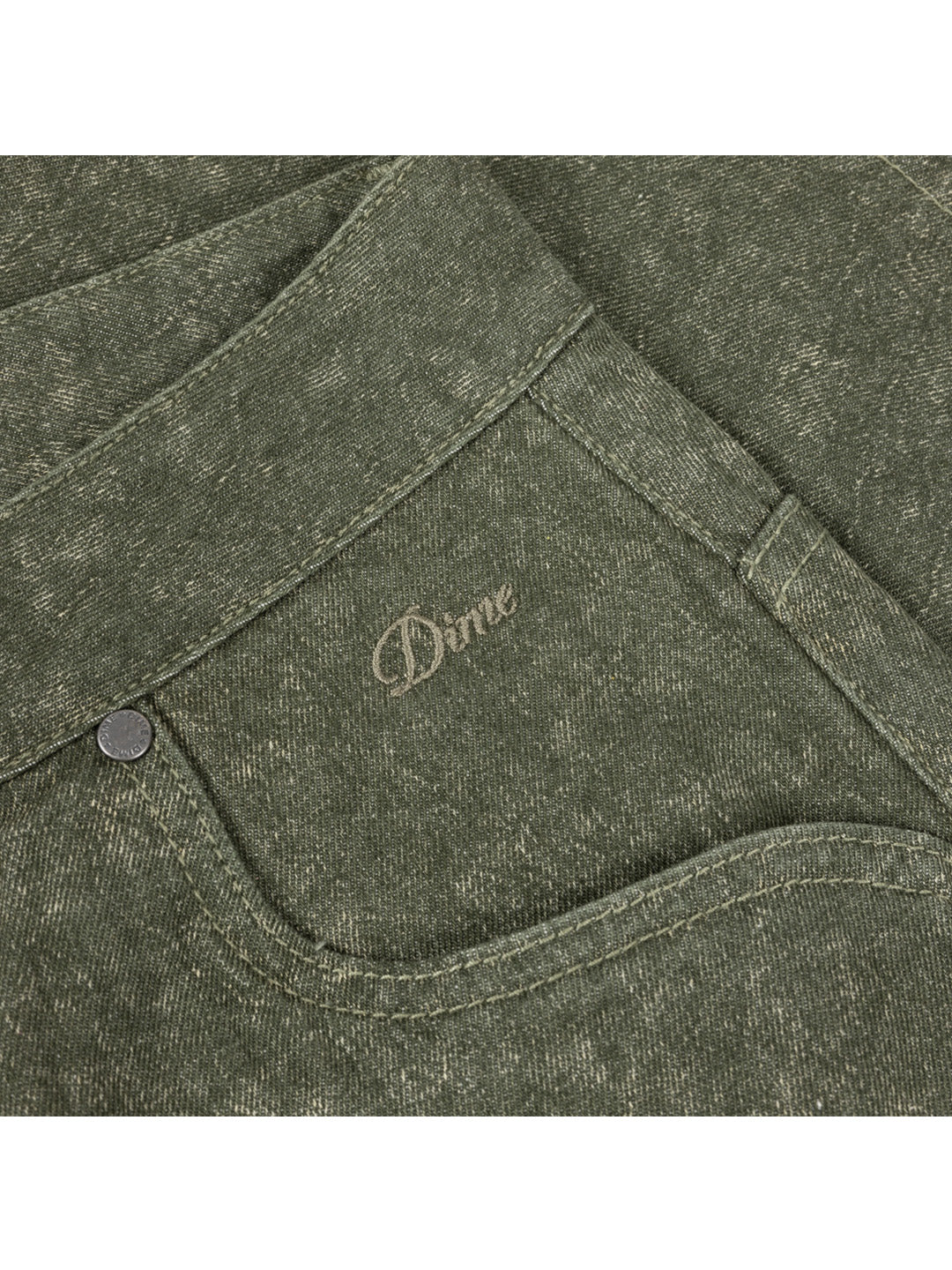 Classic Denim Shorts Green