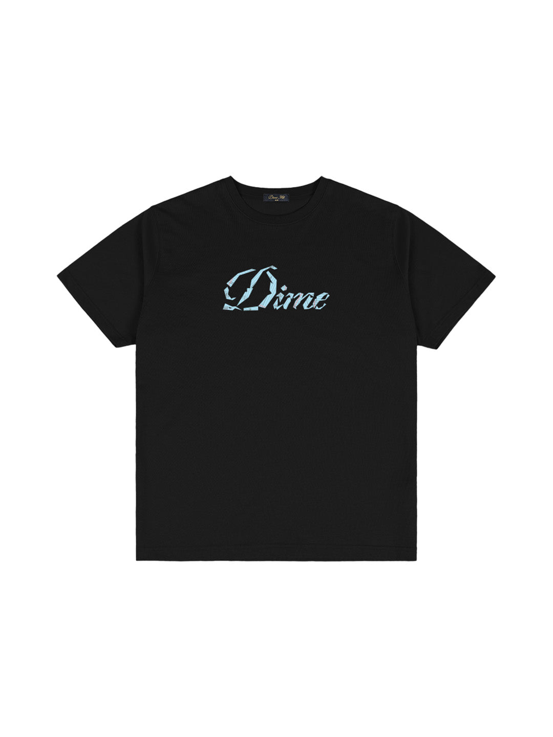 Cursive Paper Cut Tee Black