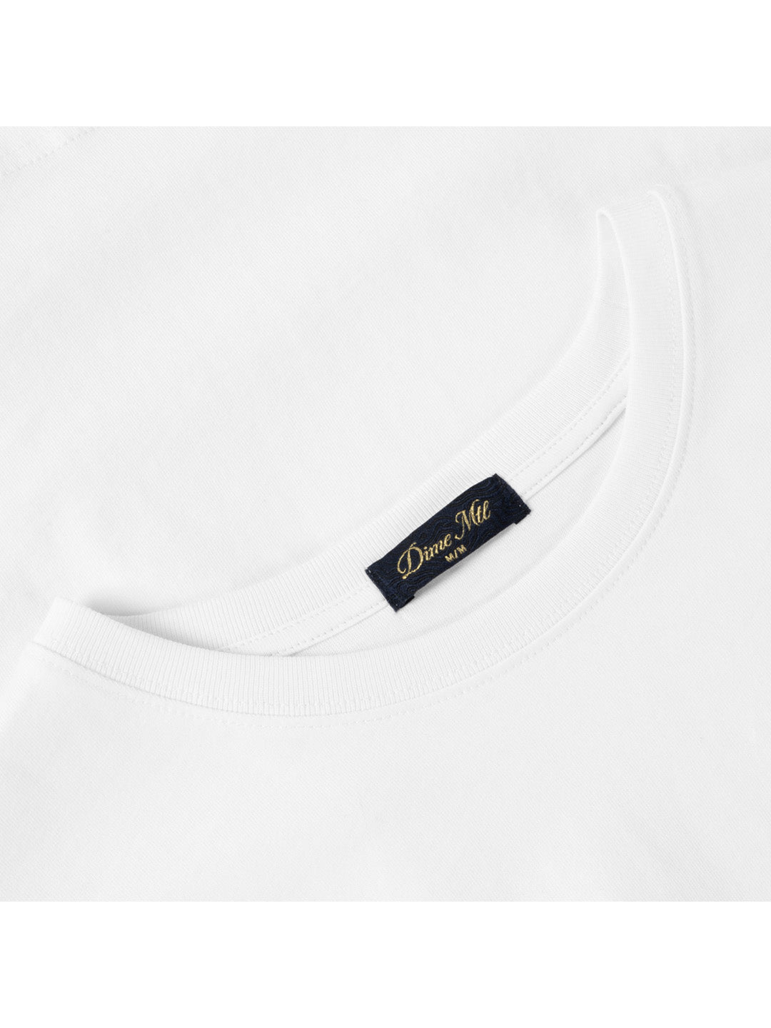 Cursive Paper Cut Tee White