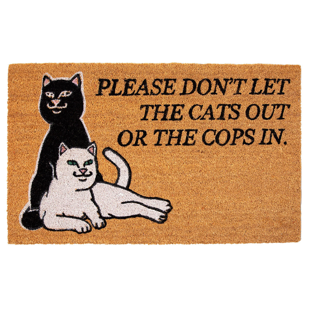 Don't Let The Cops In Rug Brown