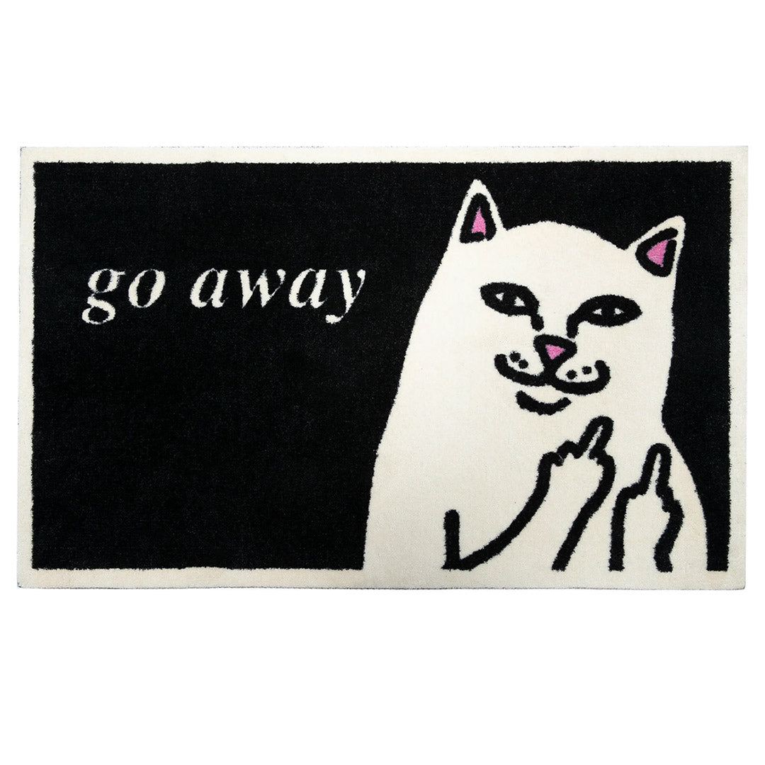 Go Away Rug Black