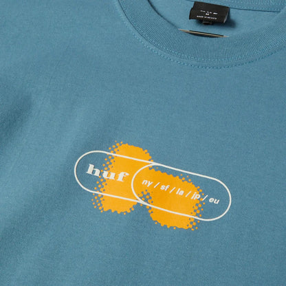 HUF DREAMPOP TEE LIGHT BLUE