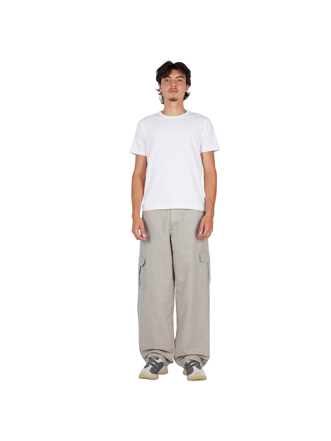 Relaxed Cargo Pants Grey