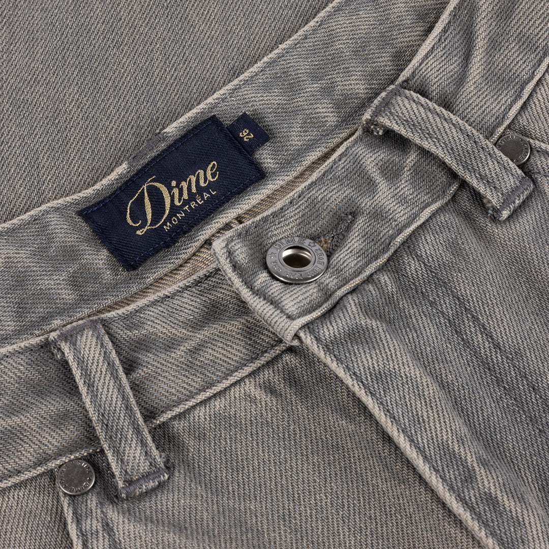 Women's Baggy Denim Pants Grey