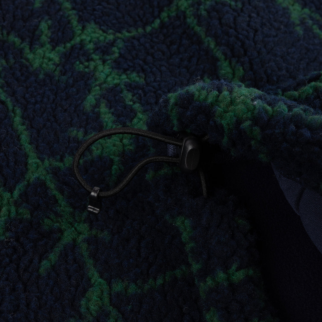 Polar Fleece Sherpa Zip Navy Blue