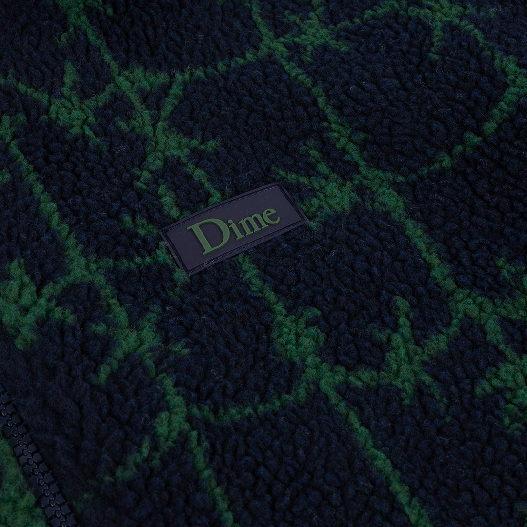 Polar Fleece Sherpa Zip Navy Blue